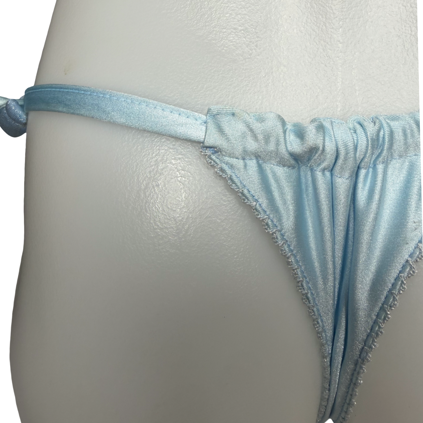 Baby Blue Shimmer Tie-Side Bottom ONE SIZE