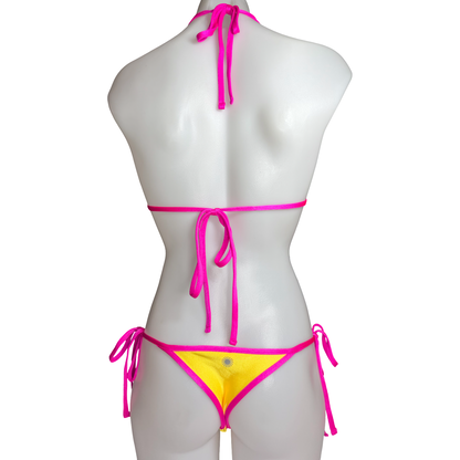 The Original Two-Tone Sample – Yellow + Pink ONE SIZE
