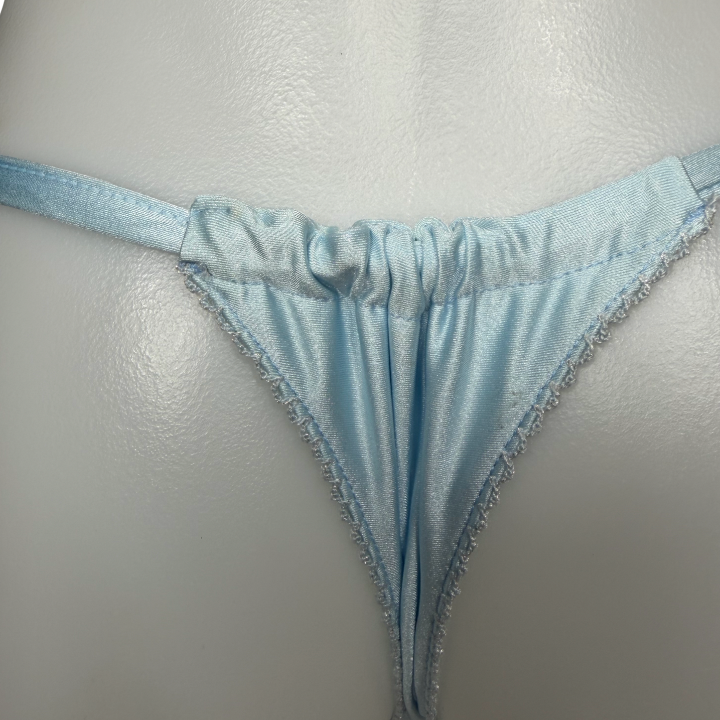 Baby Blue Shimmer Tie-Side Bottom ONE SIZE